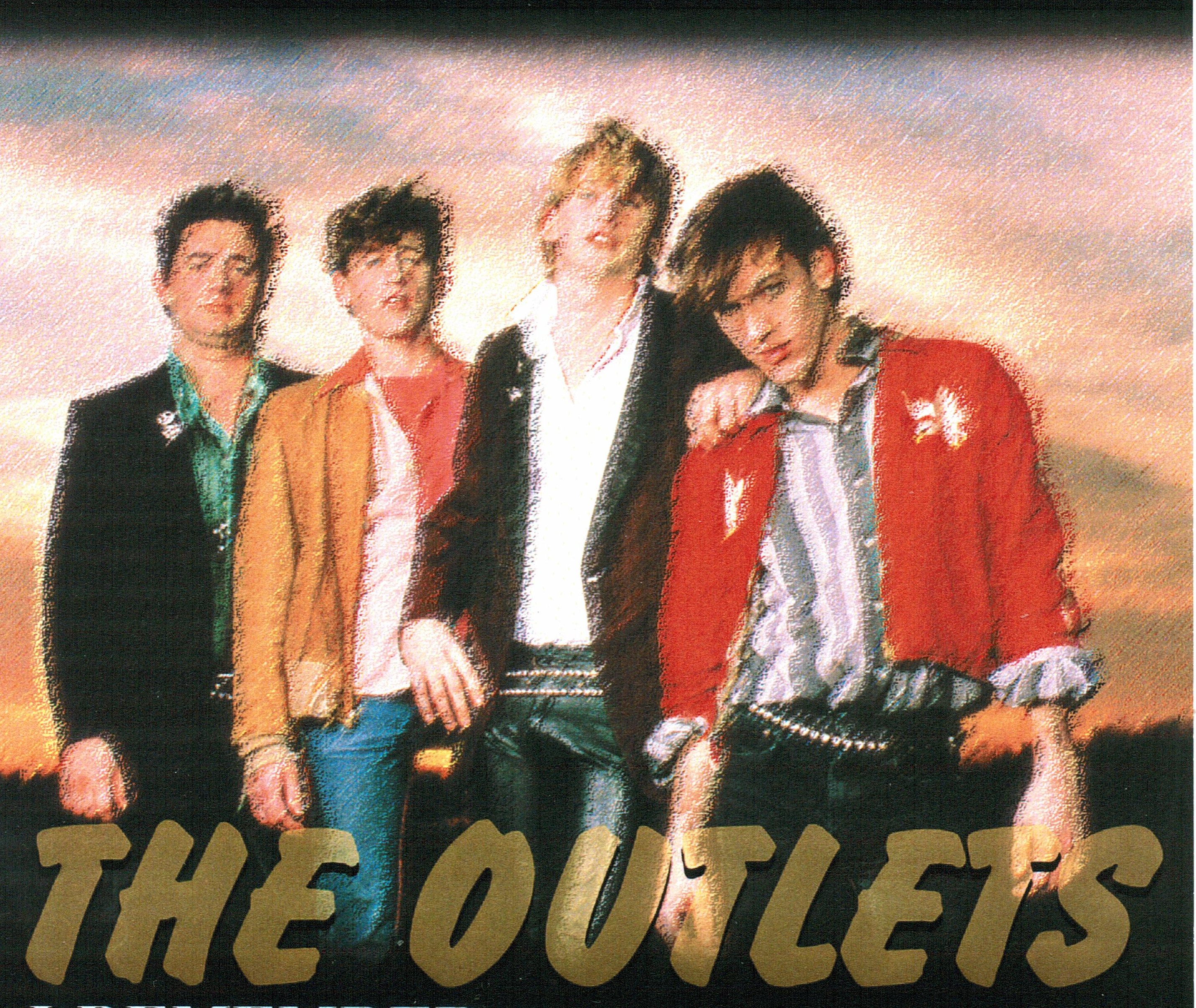 Early promotional portrait of The Outlets